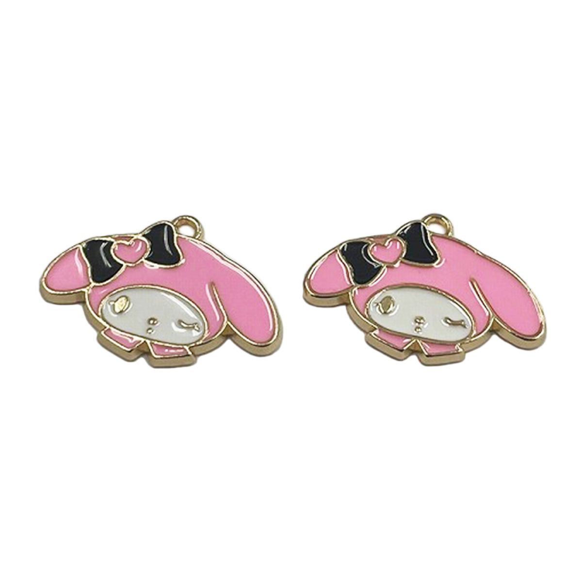 マイメロ アクセサリーパーツ2P ハートリボン 360977