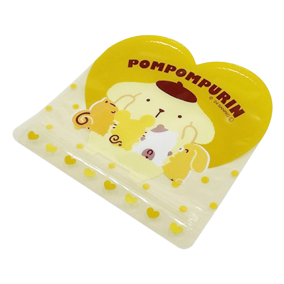 ポムポムプリン ダイカットフィルムチャック袋YE 360997