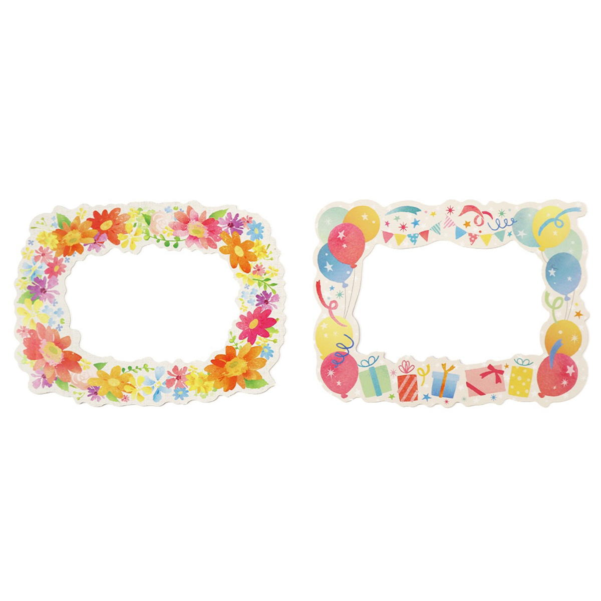 【OUTLET】フォトフレームシール L判用 カラフルリース 361738