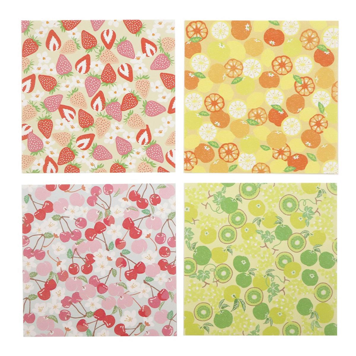 【在庫限り】デザインペーパー 32P わこころフルーツ 361740