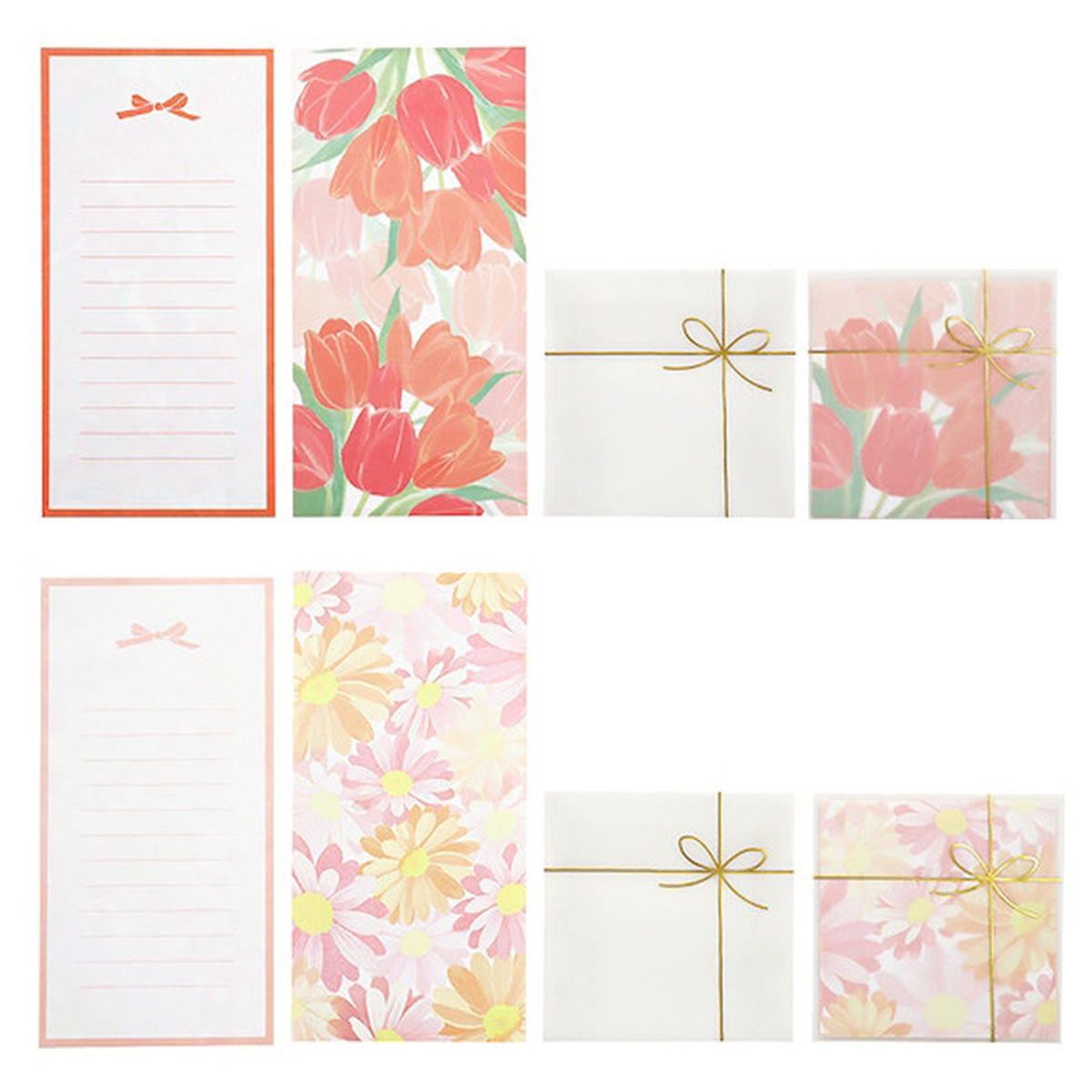 ミニレター スクエア 2セット 花言葉 361747