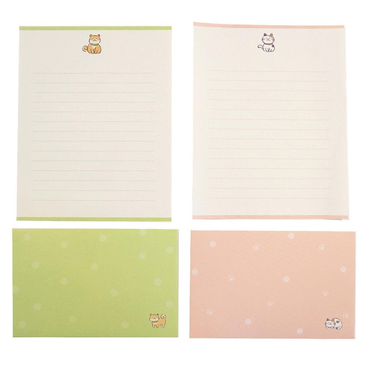 【在庫限り】レターセット 3セット しばねこ 2AST 361748