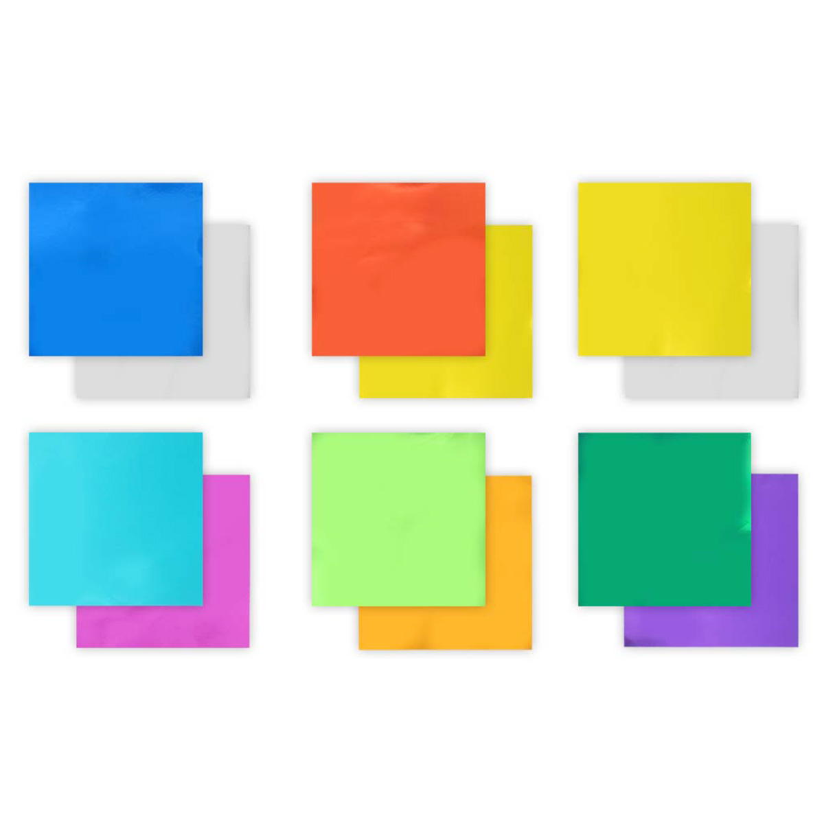 折り紙 両面カラーホイルおりがみ 6枚 361785