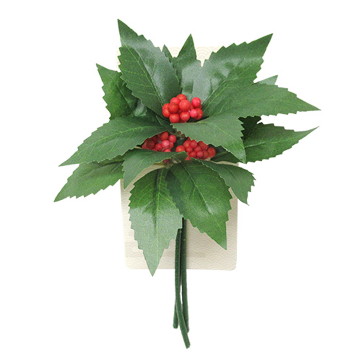 【在庫限り】正月飾り 千両 ピック 造花 361817