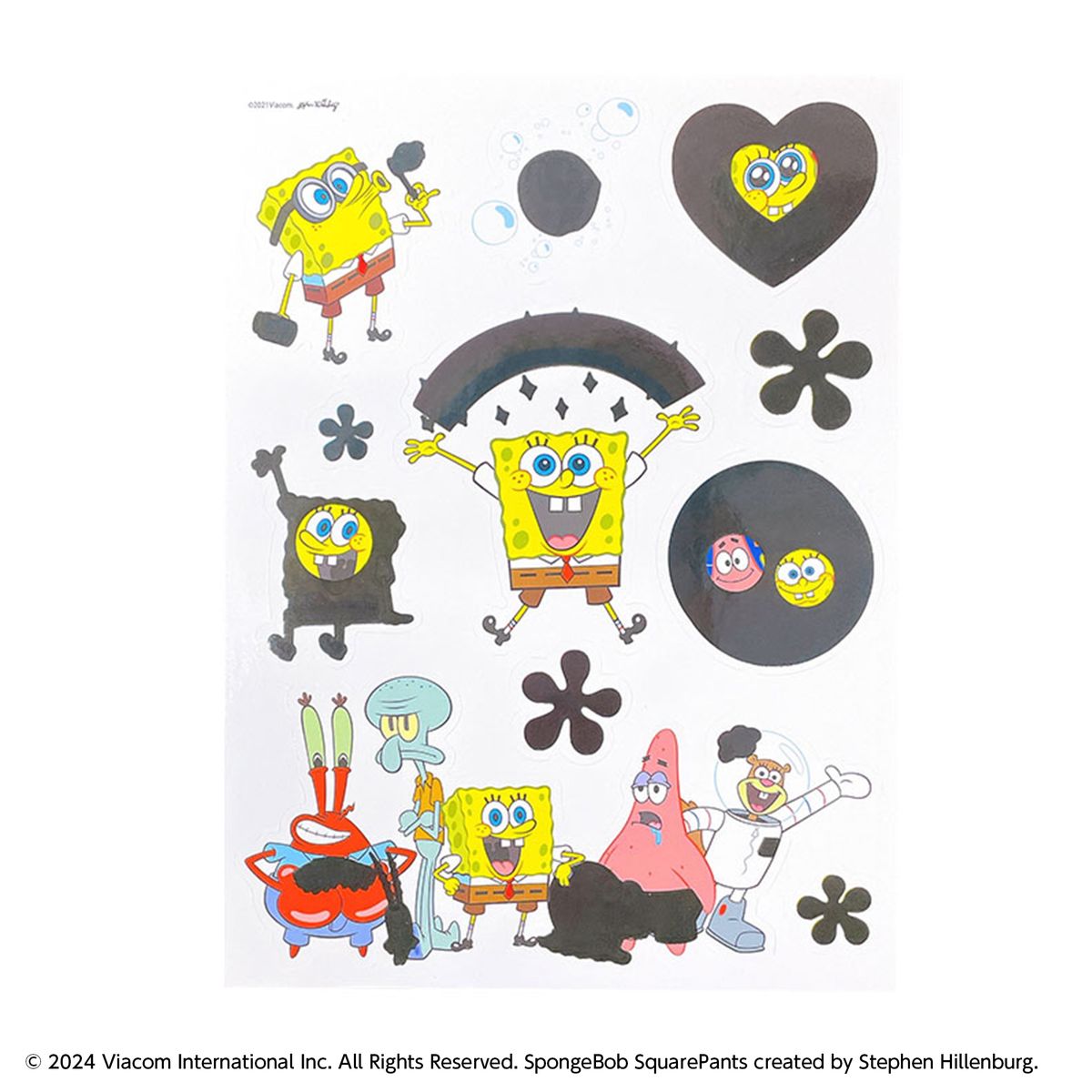 【在庫限り】スポンジ・ボブ温度で変化するステッカー 362186