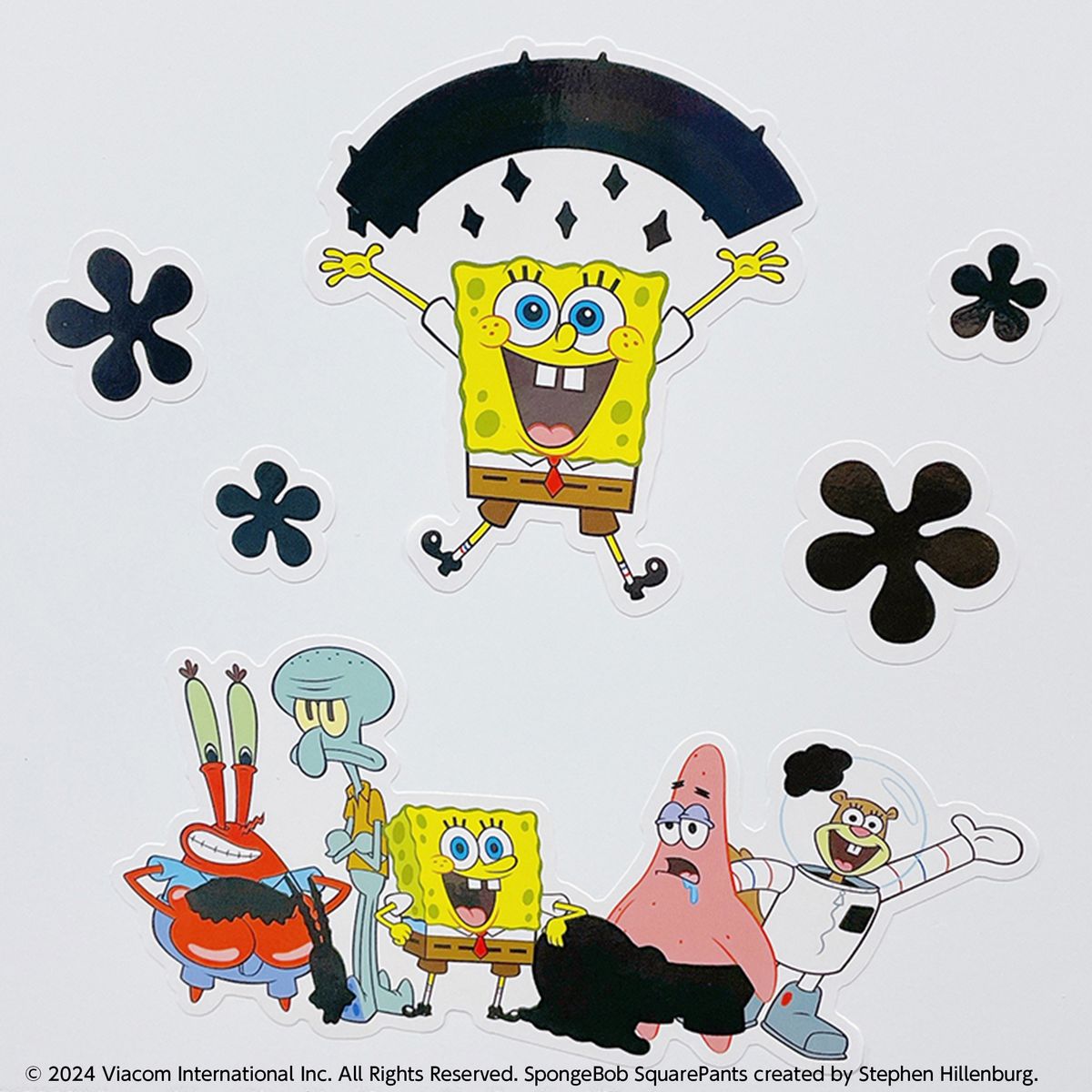 【在庫限り】スポンジ・ボブ温度で変化するステッカー 362186