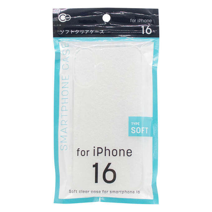 iP16用ケースソフトクリア 362379