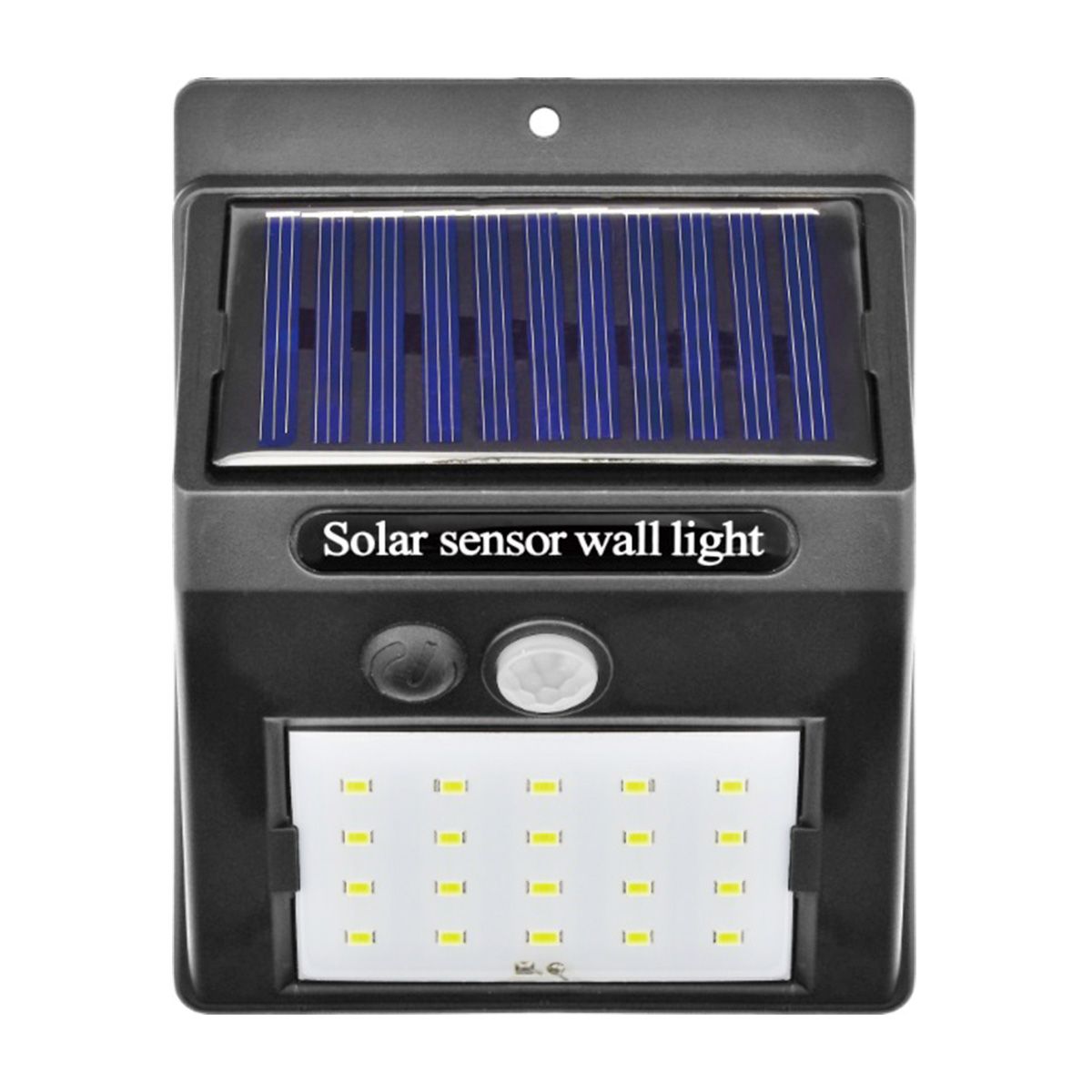 ソーラー充電式センサーライト 人感センサーライト 20LED 362417