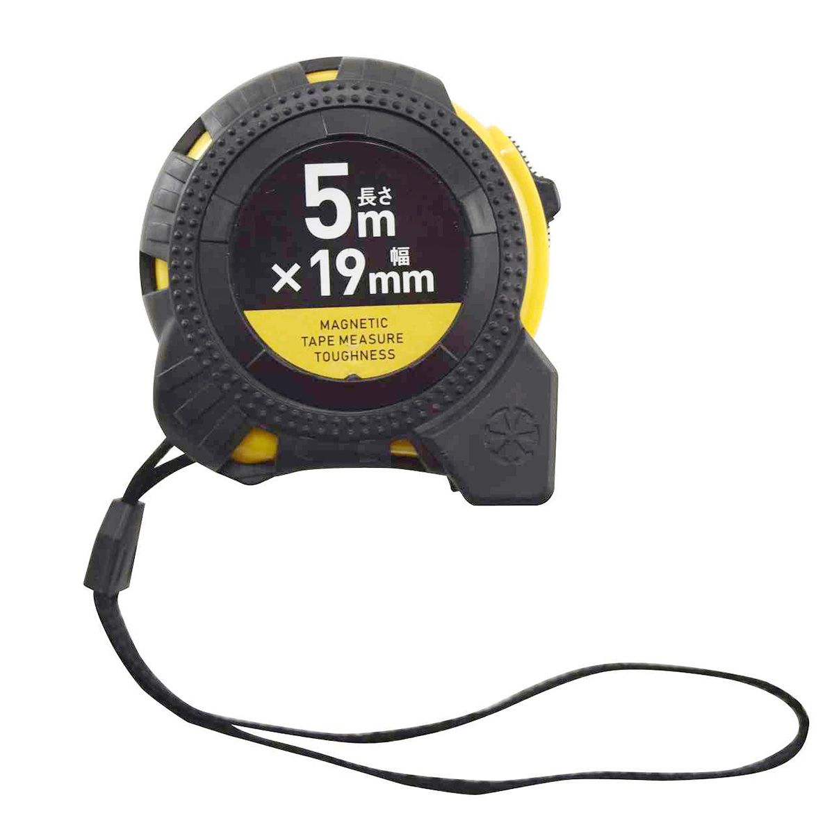 【在庫限り】巻尺 マグネット付きメジャー タフネス 5m 362437