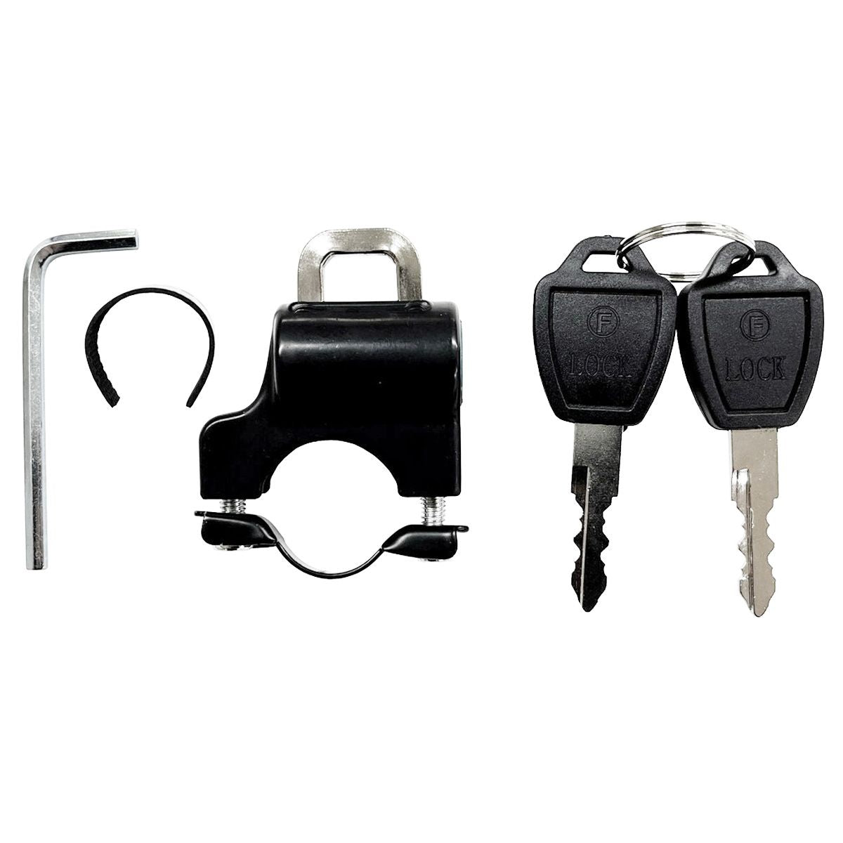 ヘルメットホルダー 自転車用ヘルメットロックホルダー 盗難防止 362509