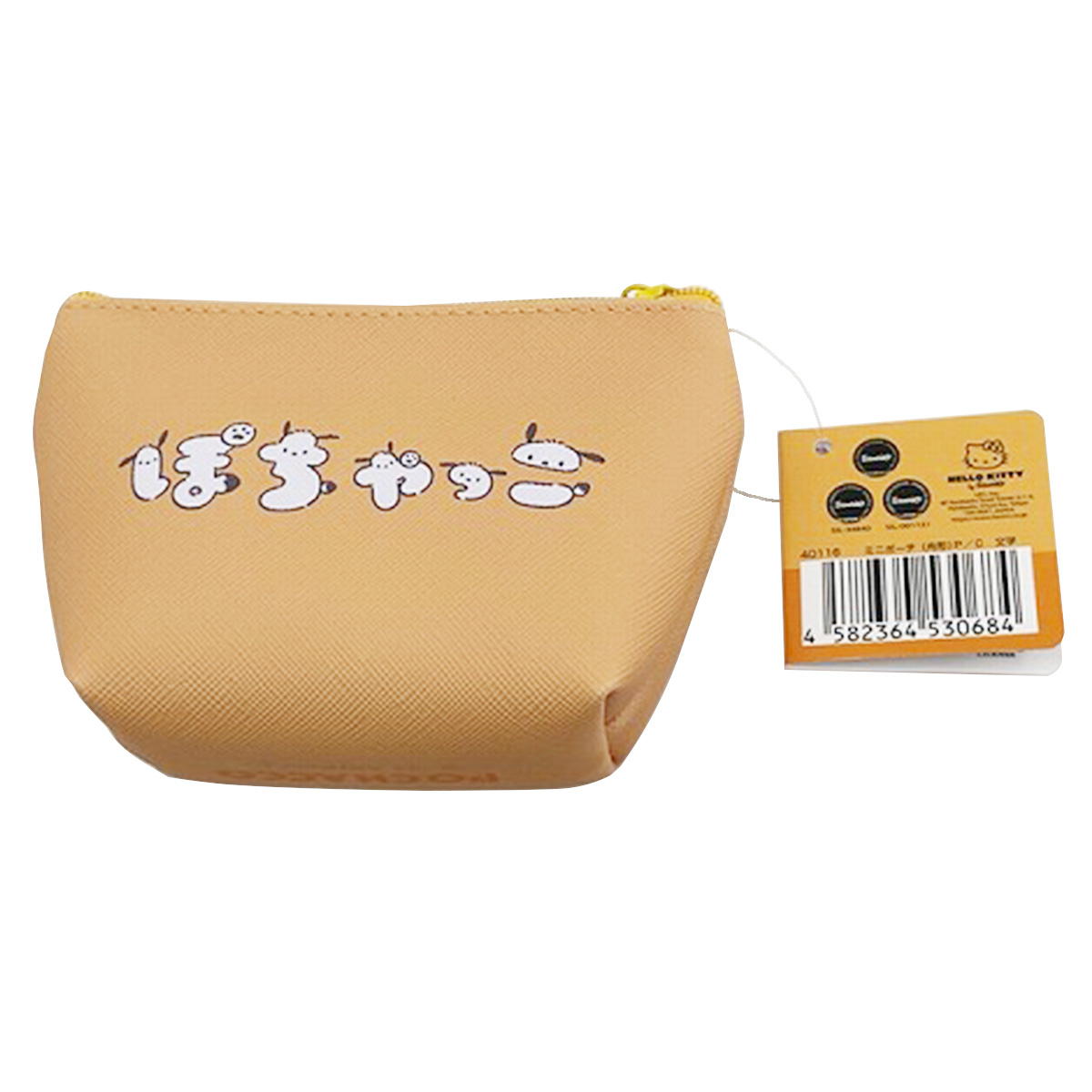 ポーチ サンリオ sanrio ポチャッコ 舟形ミニポーチ 文字 362613