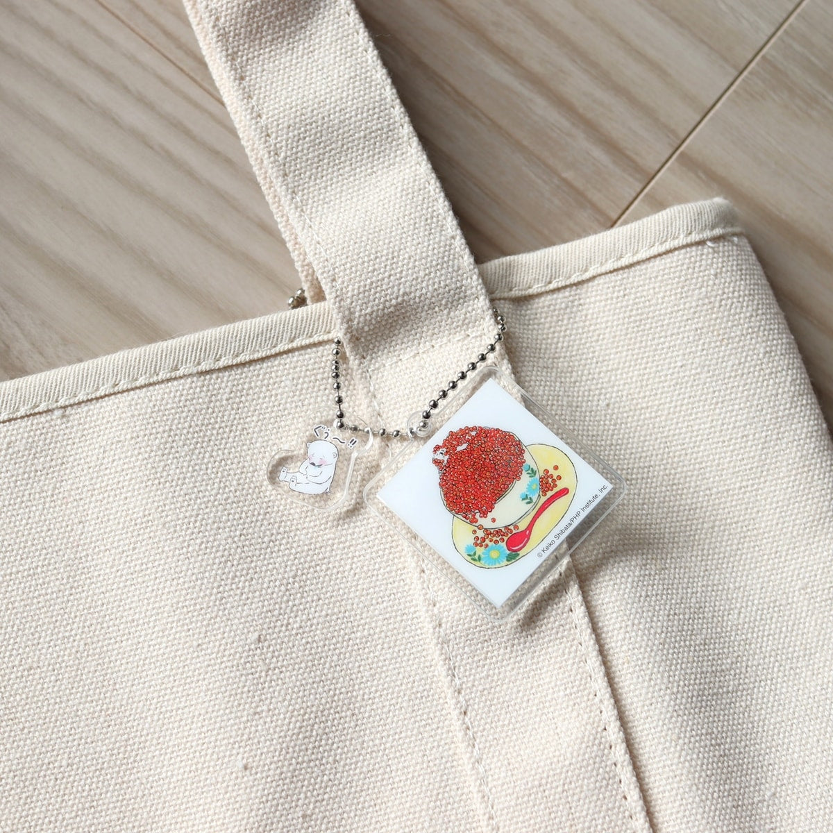 【OUTLET】おいしそうなしろくま おいしそうなアクリルキーホルダー 362750