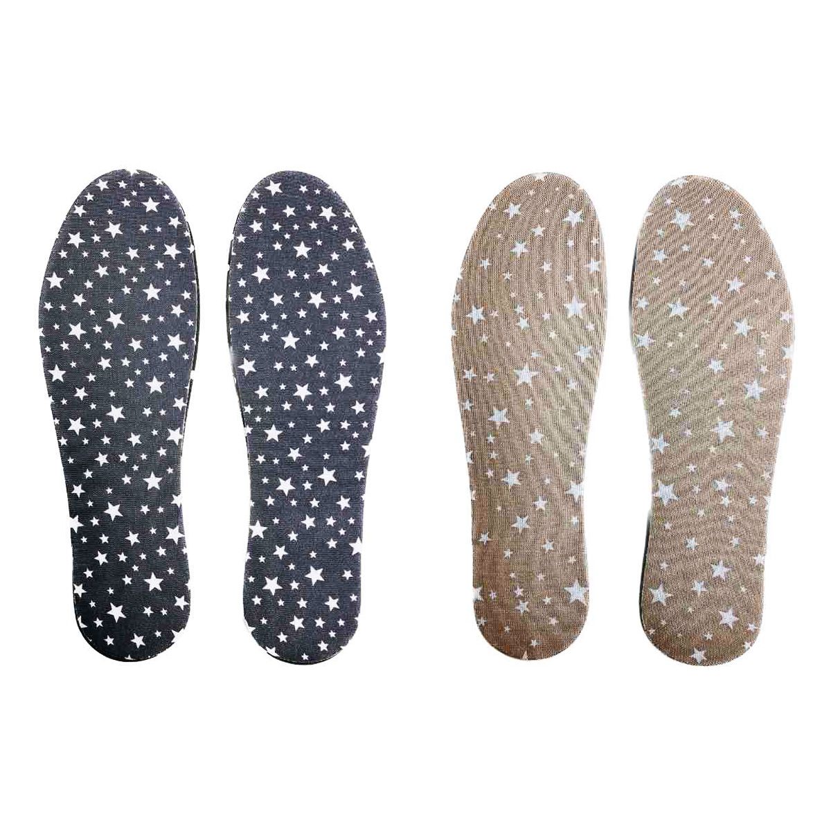【OUTLET】中敷き デザインインソール 星柄 約22.0?25.5cm 362826