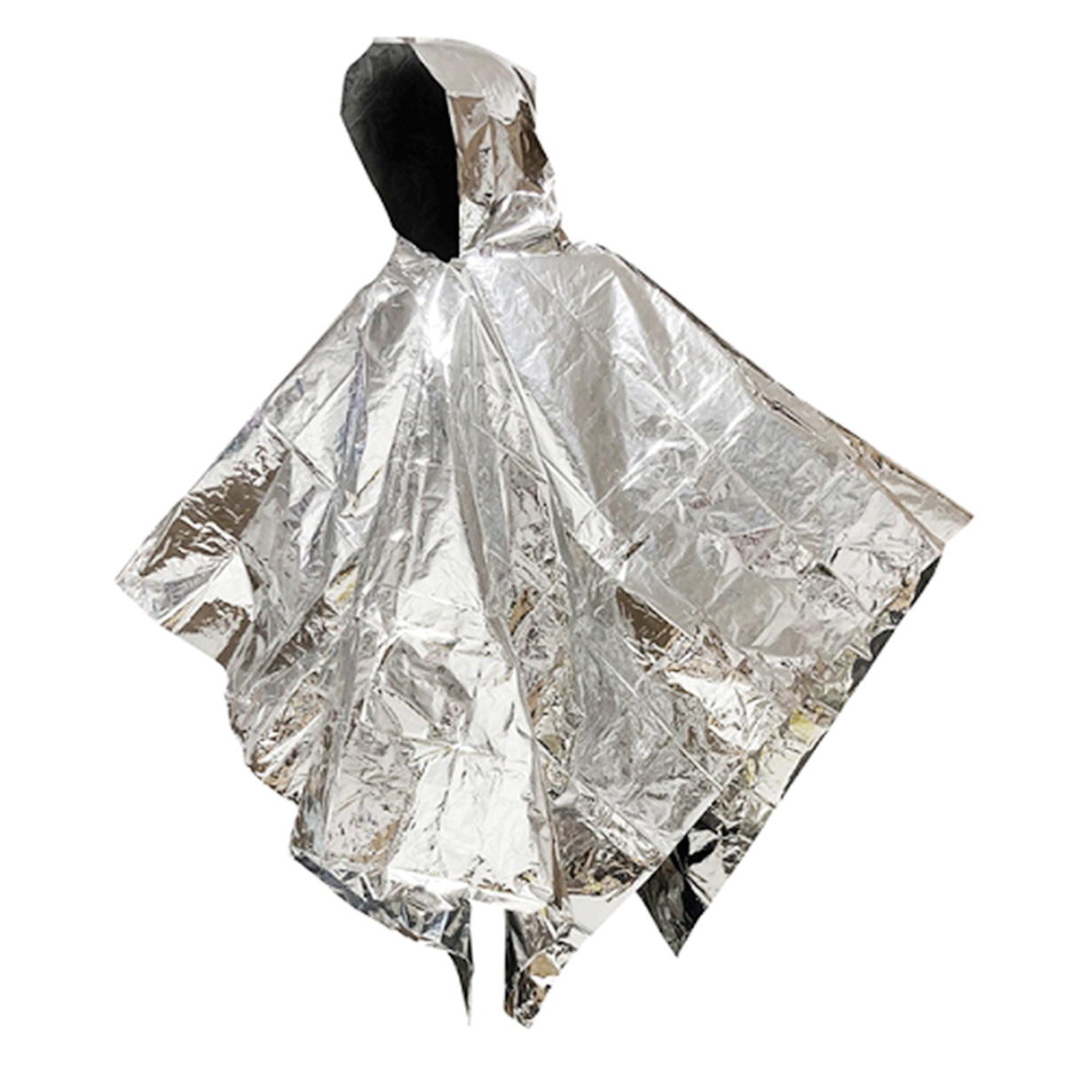【在庫限り】保温アルミポンチョ 防災 アウトドア 362956