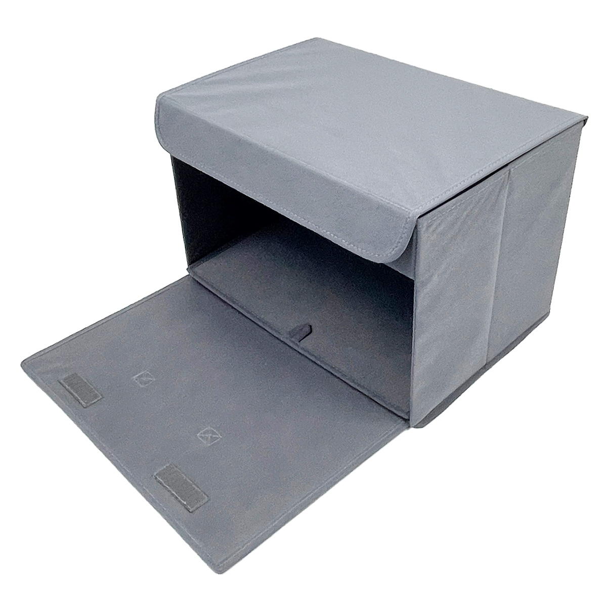 前開き収納ボックス フタ付き 363120