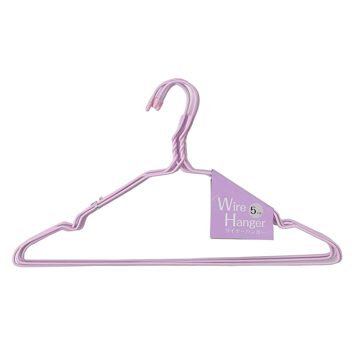 ワイヤーハンガー5本組 PU.BL 363122