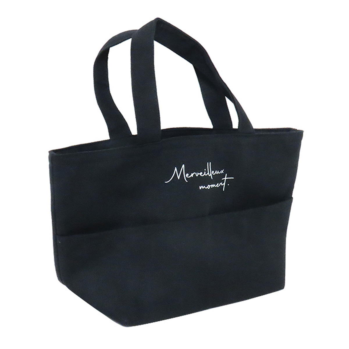 ランチトートバッグ舟型 ロゴ柄 363213