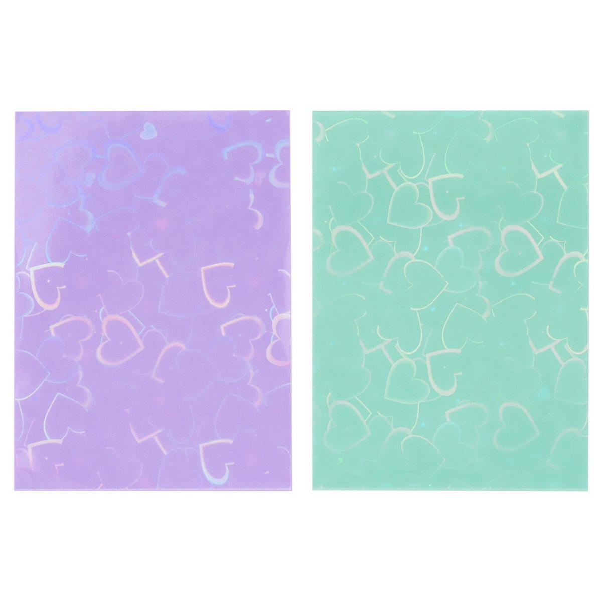 ホログラムフォトスリーブハート柄トレカ用PL・GR 363244