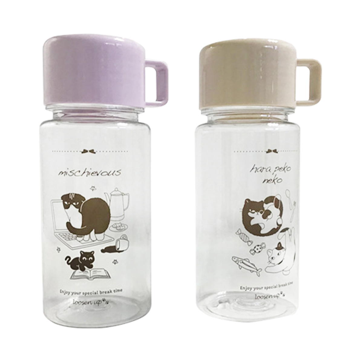 ルーズンアップ コップ付ドリンクボトル390ml 363257