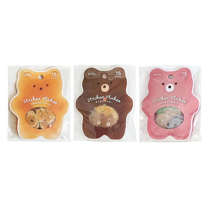 フレークシール 15P ふわふわスイーツ 363273