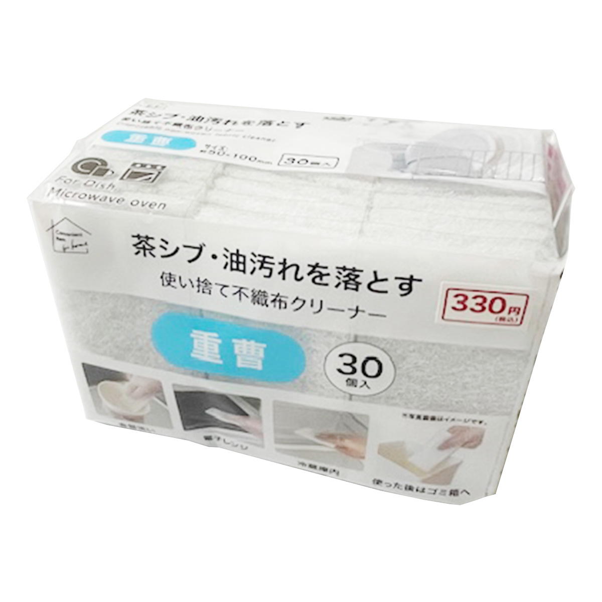 不織布クリーナー 重曹 30個入 363461