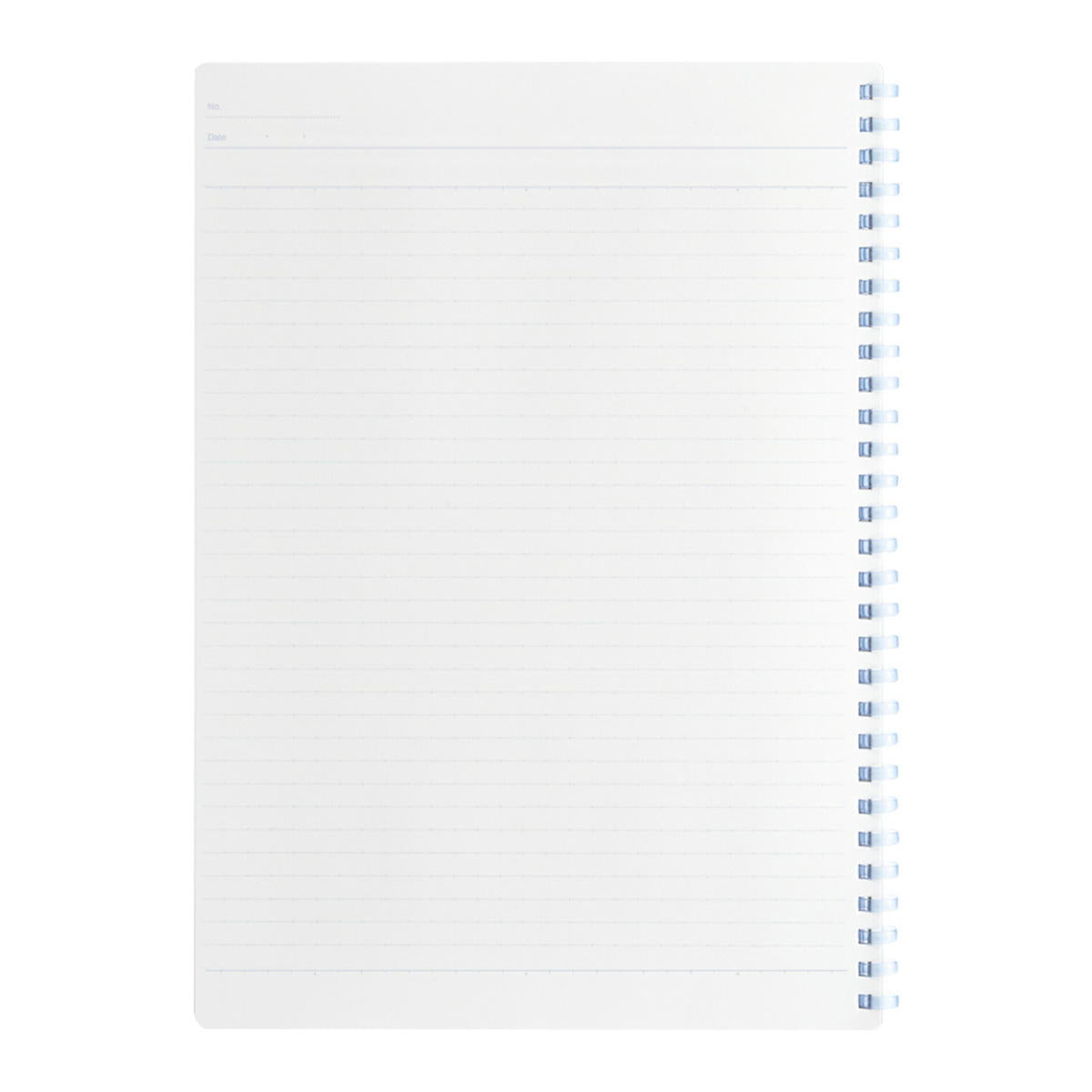 キャンパスソフトリングドットB5青 363651