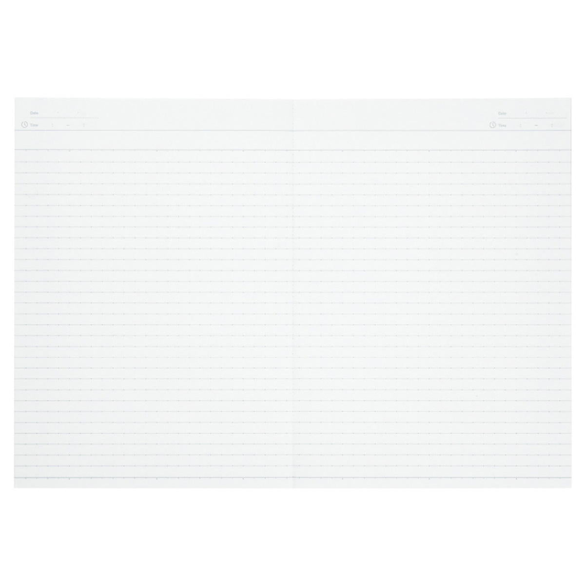 フラットキャンパスブルーA罫 363654