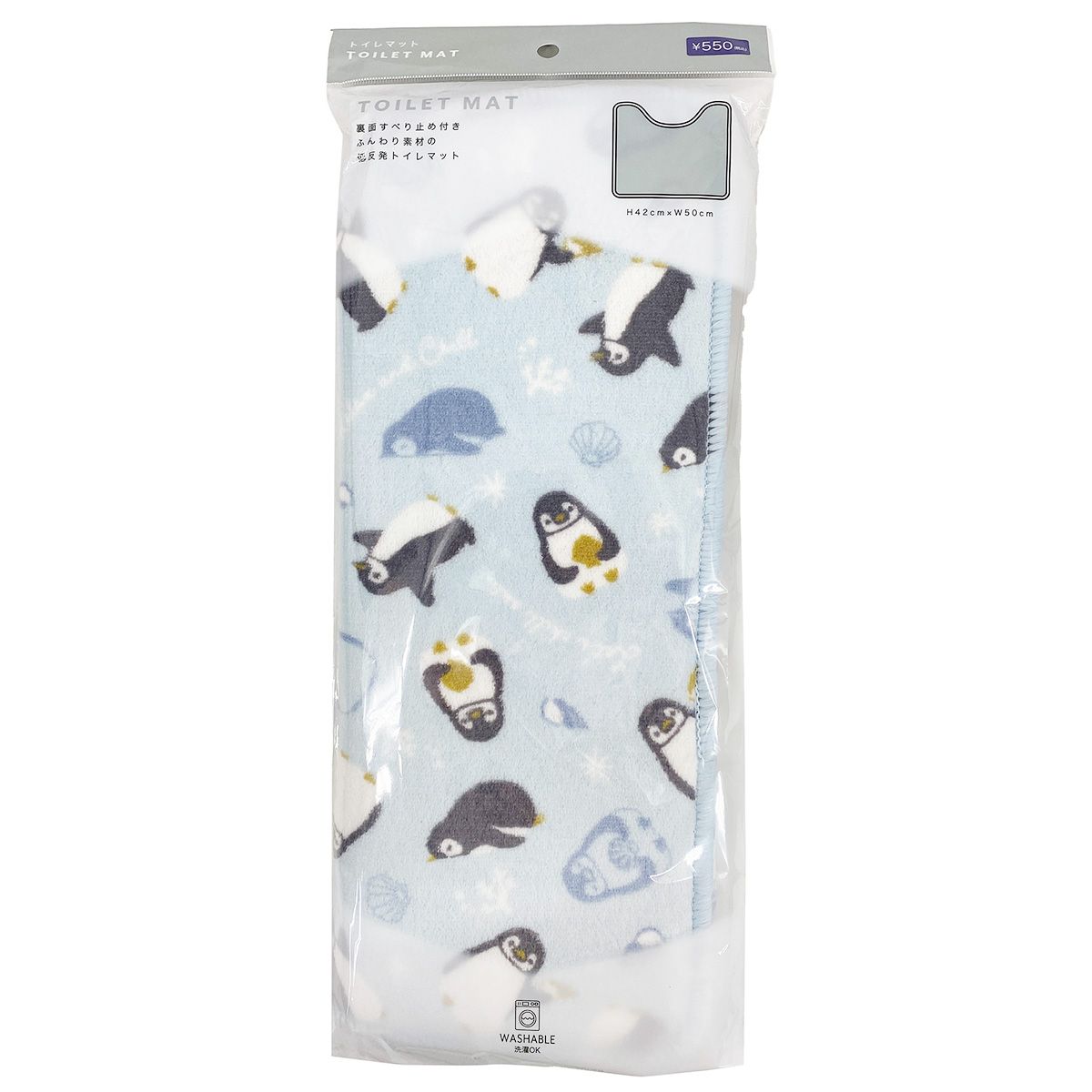 低反発トイレマット ペンギン 363716