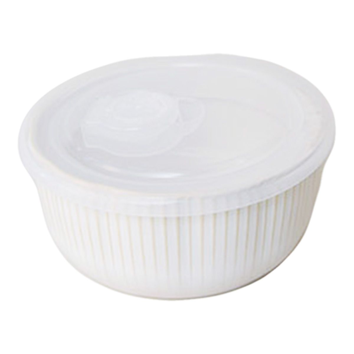 【在庫限り】食品保存容器 窯変はな十草 フードコンテナS 白 約300ml 363841