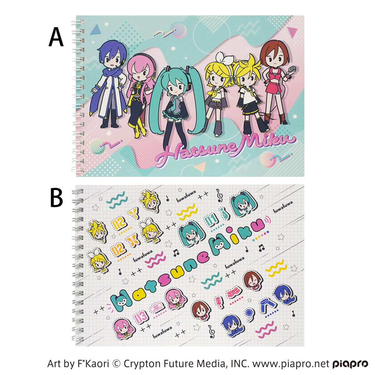 【OUTLET】初音ミク A5 スケッチブック 15枚 プチシリーズ 364088