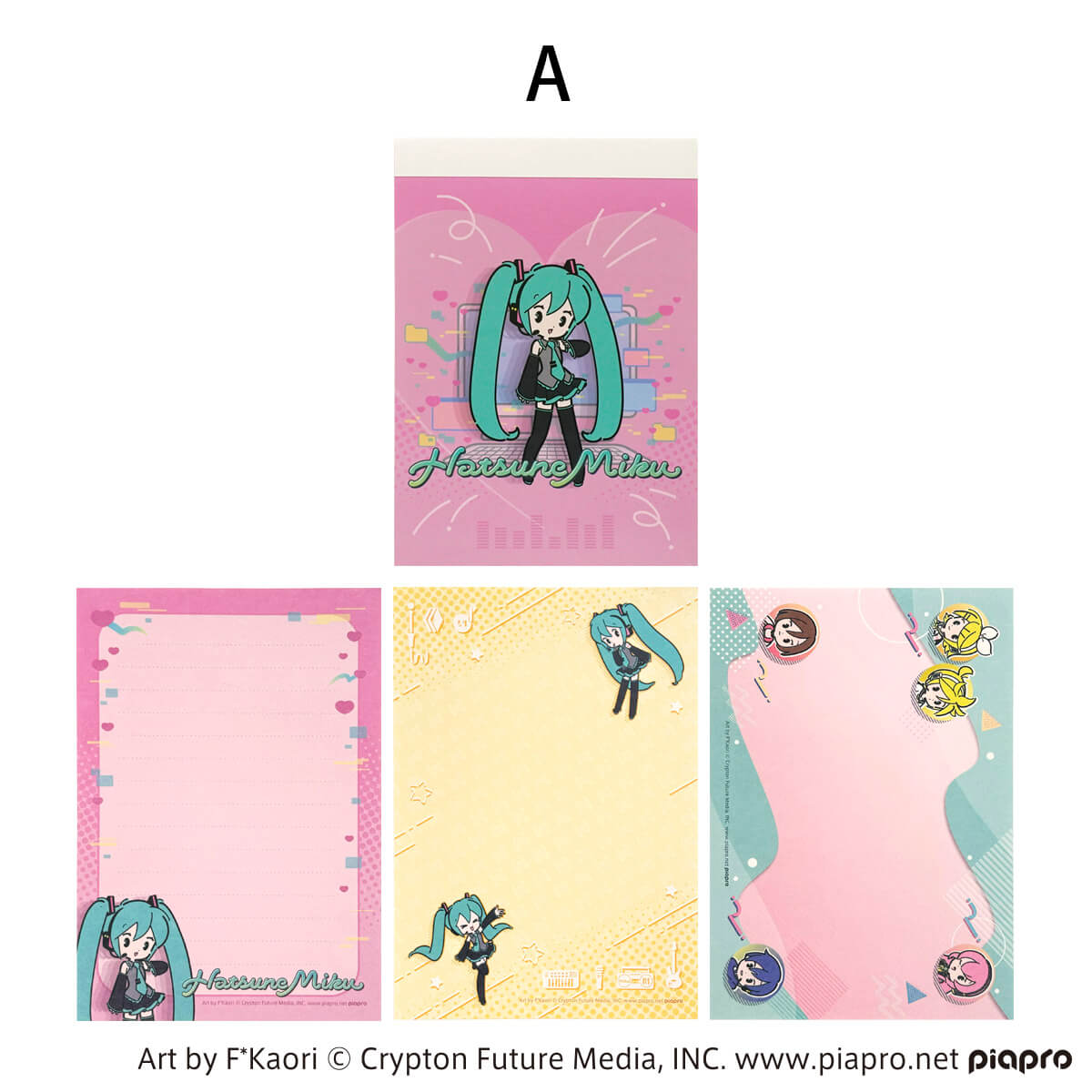 【OUTLET】初音ミク A6 メモ帳 48枚 プチシリーズ 364089