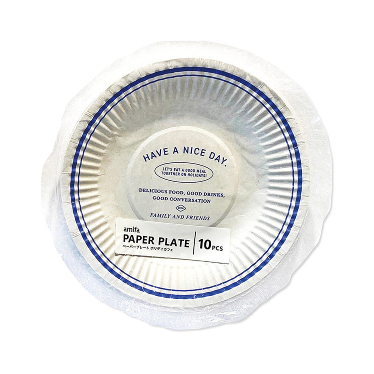 【在庫限り】ペーパープレート 10P ホリデイカフェ 364322