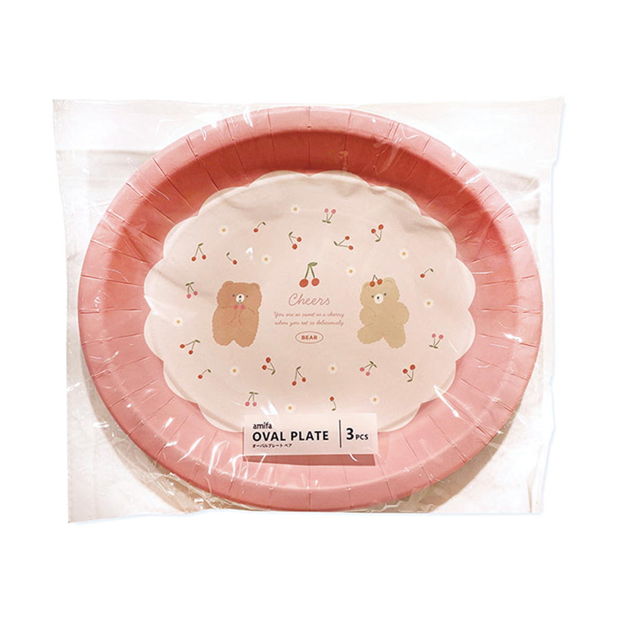 【OUTLET】オーバルプレート 3P ベア 364328