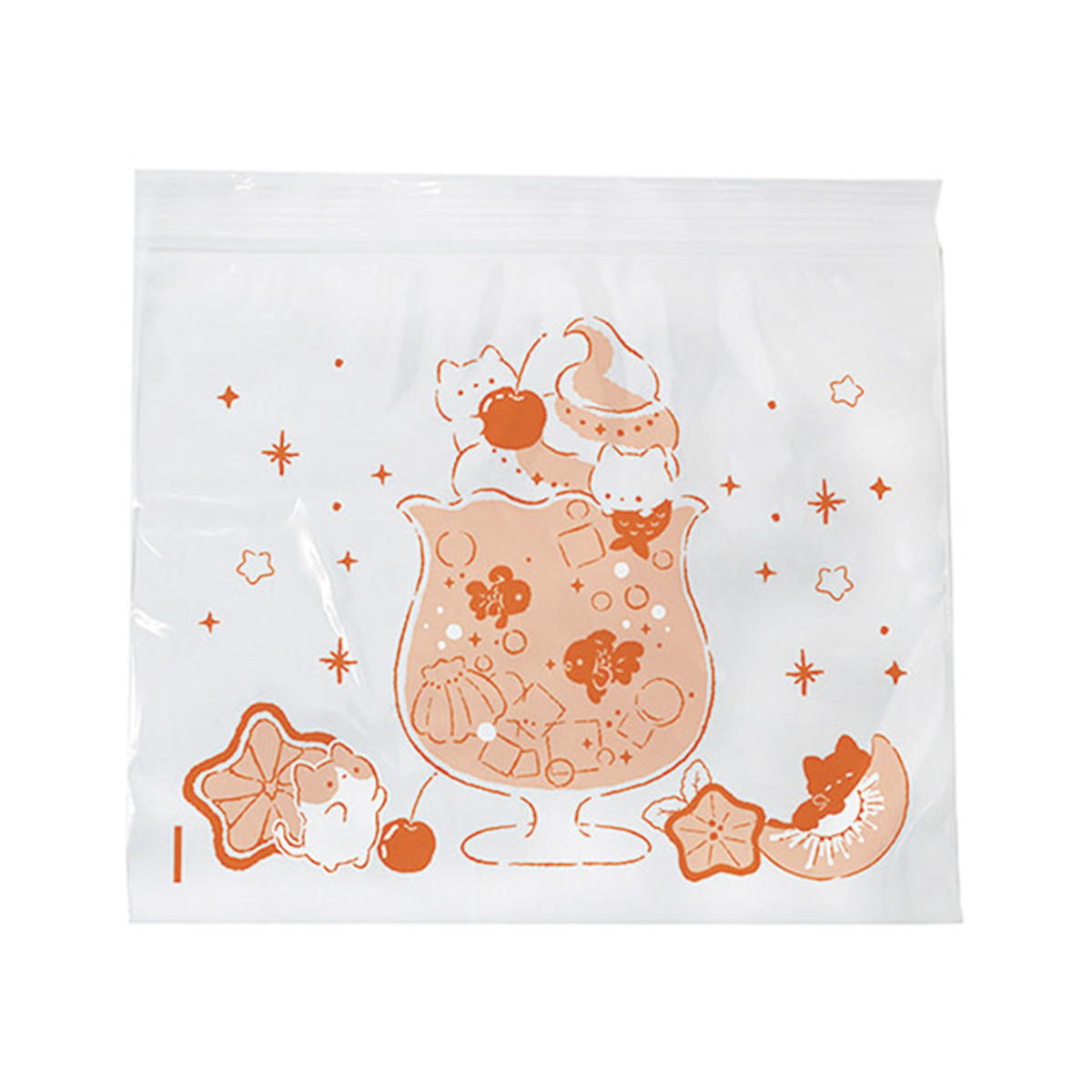 デザインストックバッグ M 14P きらきらアニマル 364336