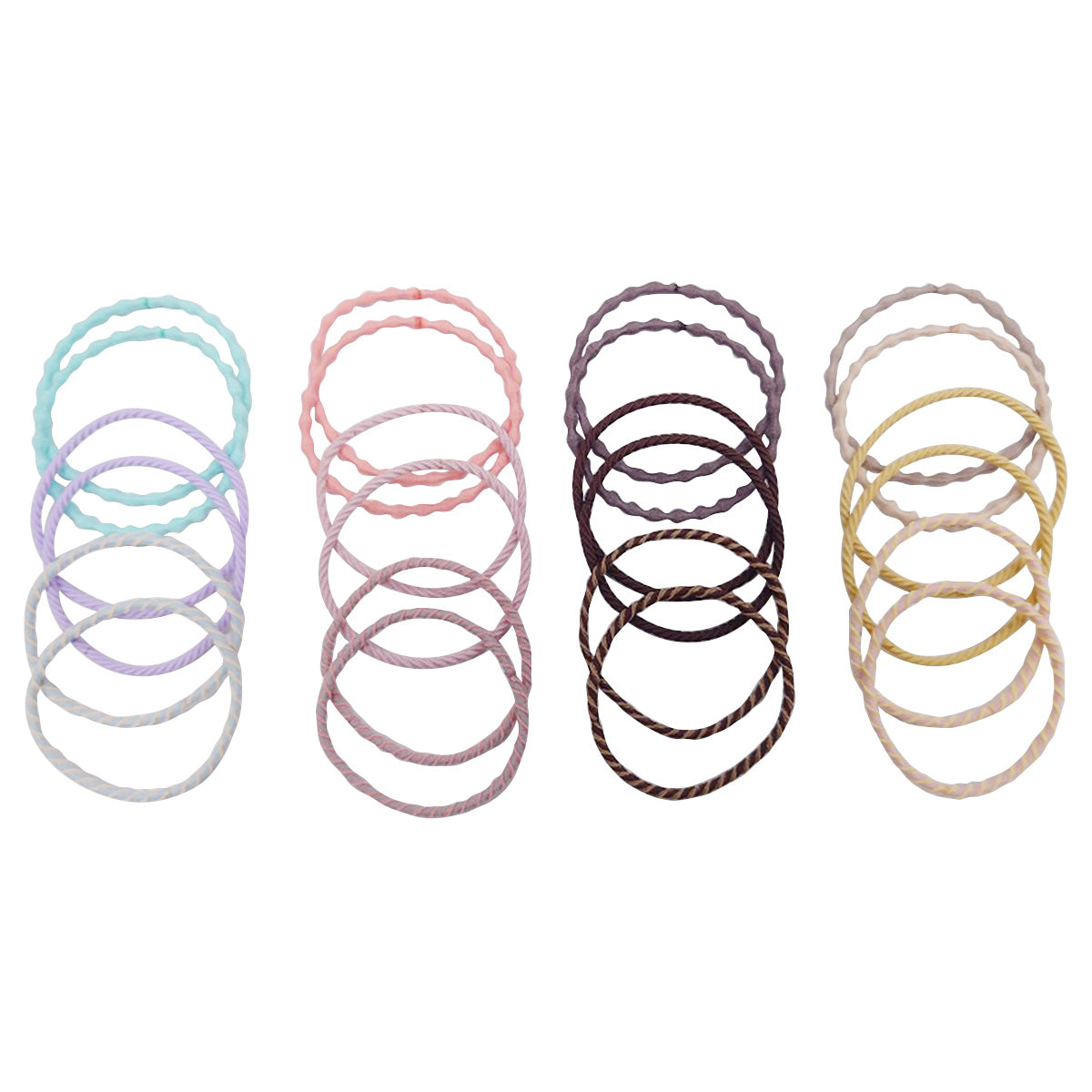 ヘアゴム ヘアアクセサリー 髪ゴム MIXリングゴム 6P 364691