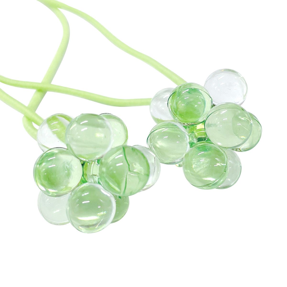 ヘアゴム キッズ用 髪ゴム ヘアポニー つぶつぶ×パール2P 364694