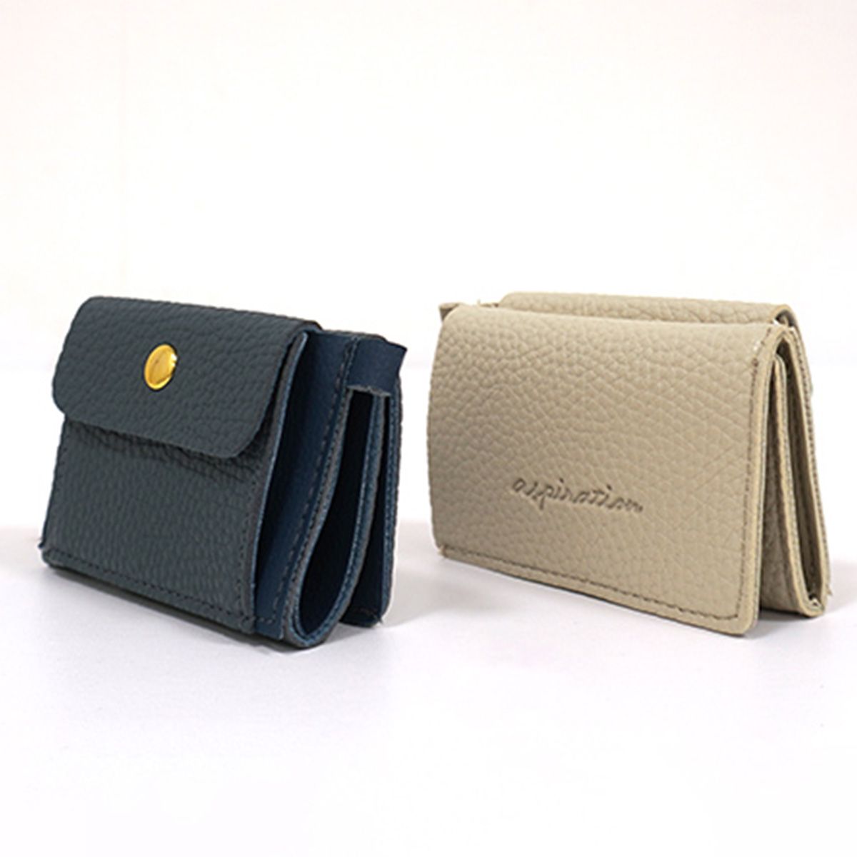 【在庫限り】財布 小銭入れ コンパクトウォレット 外ポケット グレイッシュカラー 365027