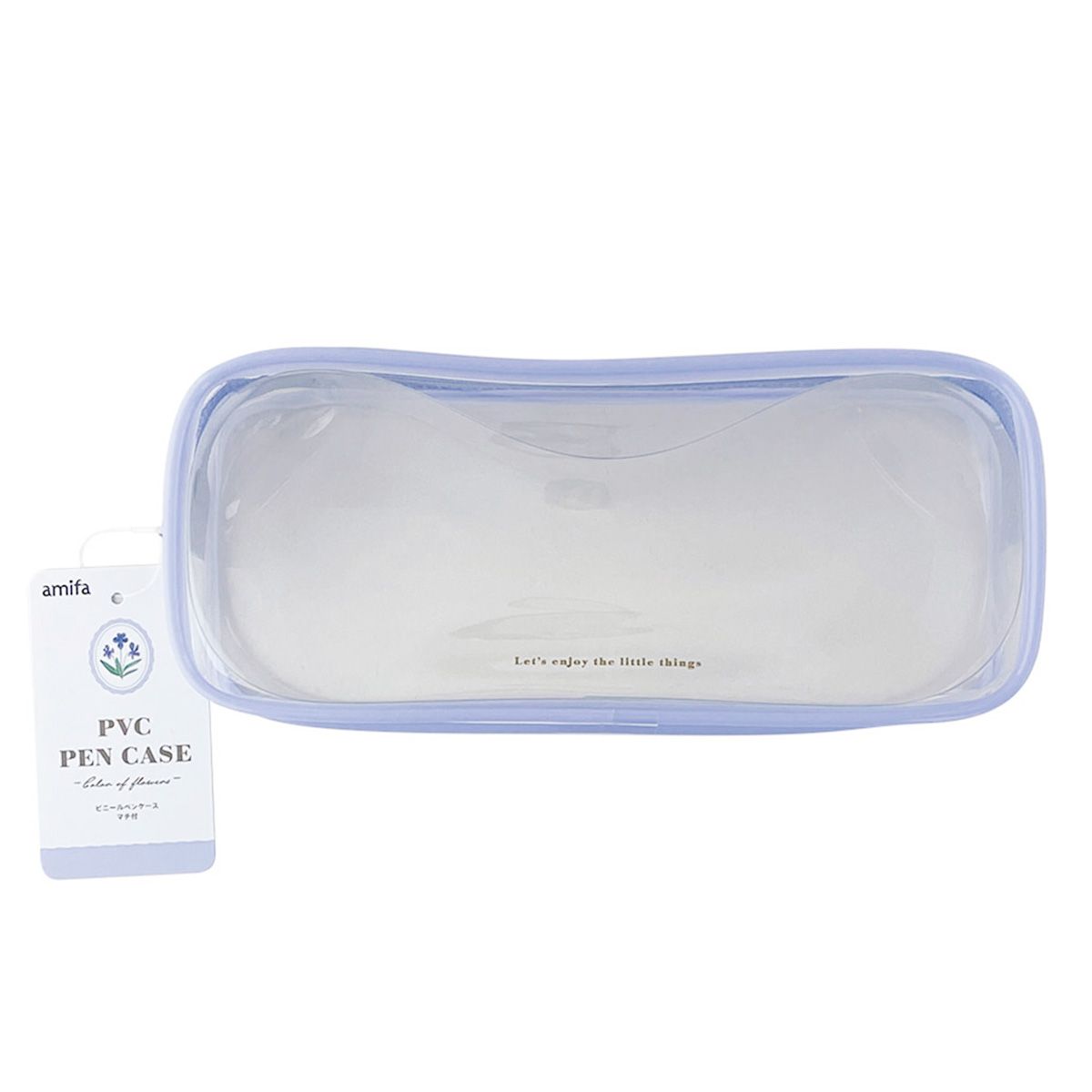 筆箱 ビニールペンケース ぬいぐるみケース Color of flowers V&N マチ付 365090