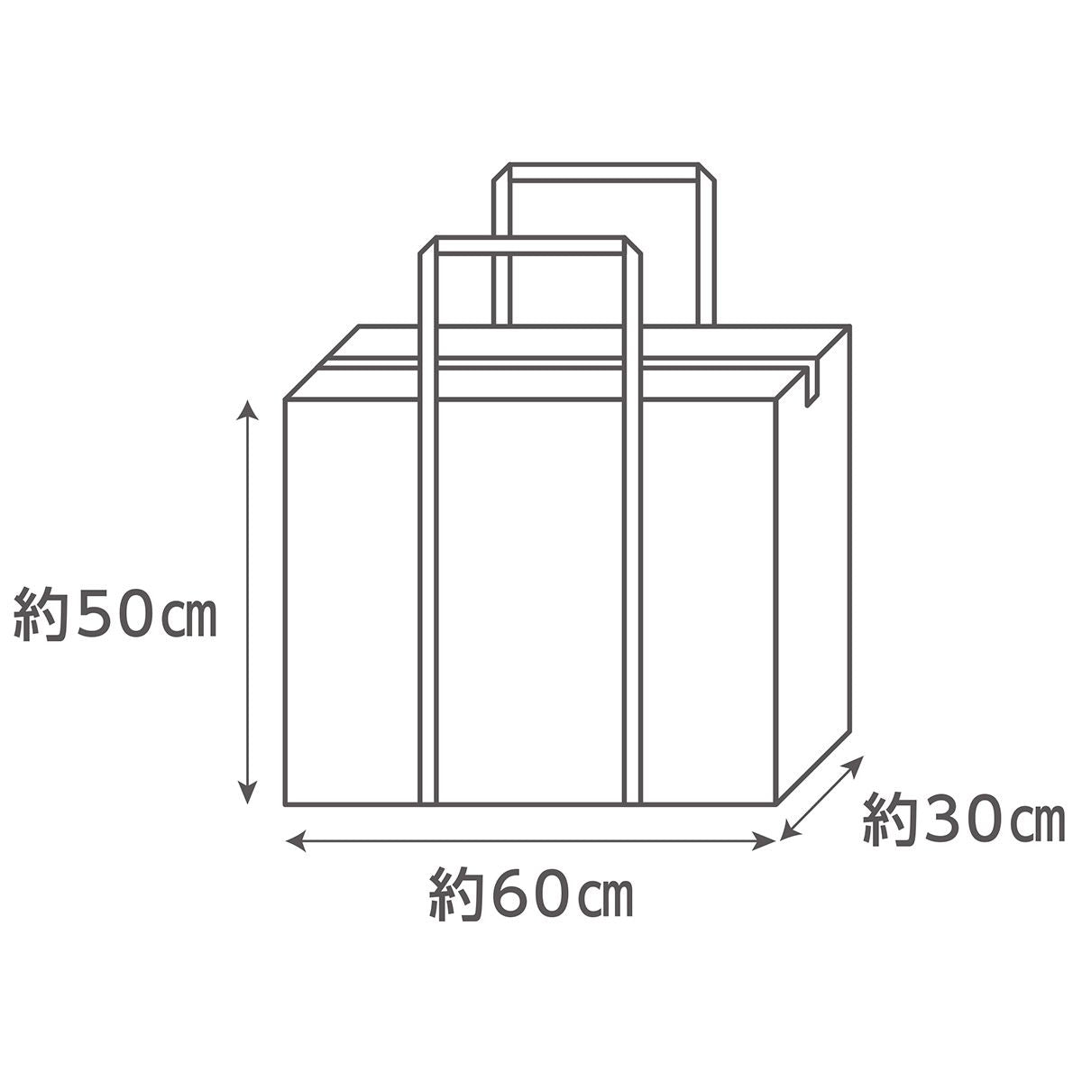 レジャーバッグ50×60×30cm 365092