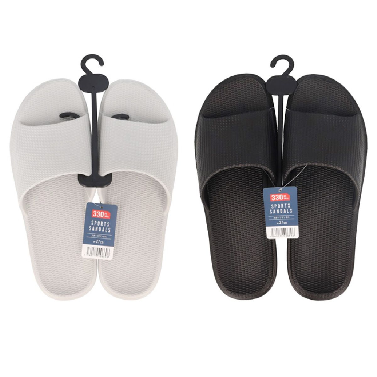 スポーツサンダル メンズ 27cm(ブラック・グレー) 365178