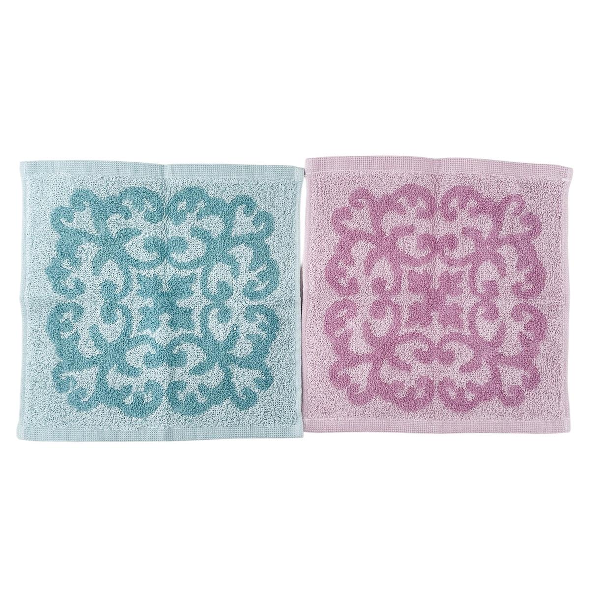 ジャカードタオルハンカチ アラベスク柄 365254