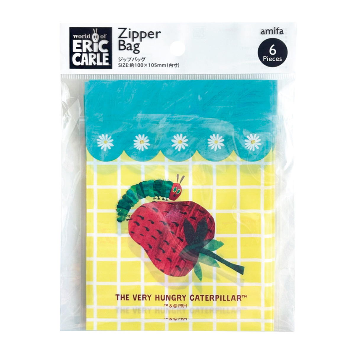 ジップバッグ S 6P はらぺこあおむし2 365271