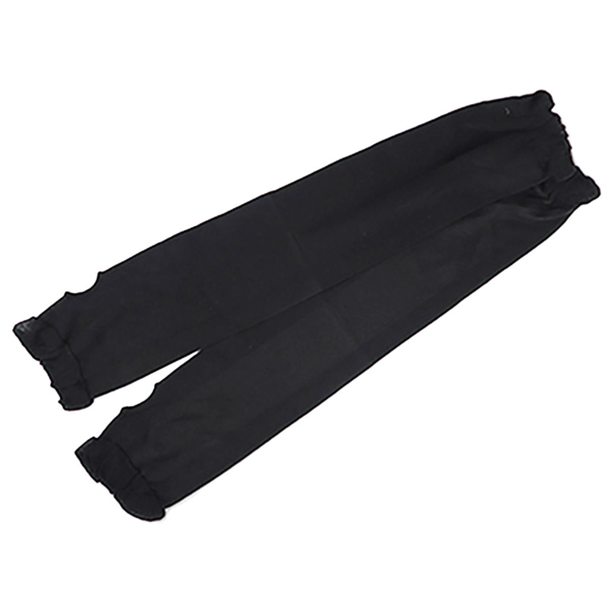 【在庫限り】接触冷感アームカバー 裏側メッシュ 黒 約48cm 365559