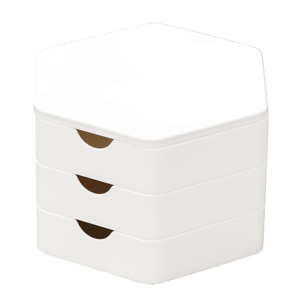 アクセサリーボックス スライド式アクセサリートレー ホワイト 365858