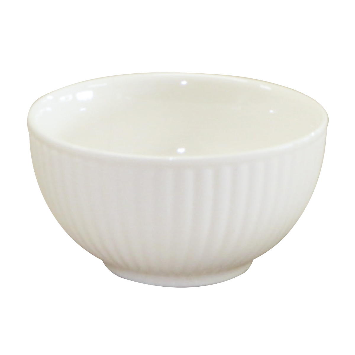 小鉢 ボウル 十草彫 白 9.5cmボール 366126
