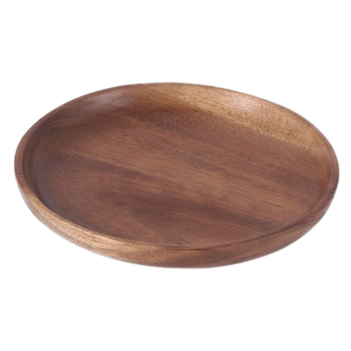 丸皿 ウッドプレート アカシアラウンドプレート L 約W20×D20×H2.5cm 366292