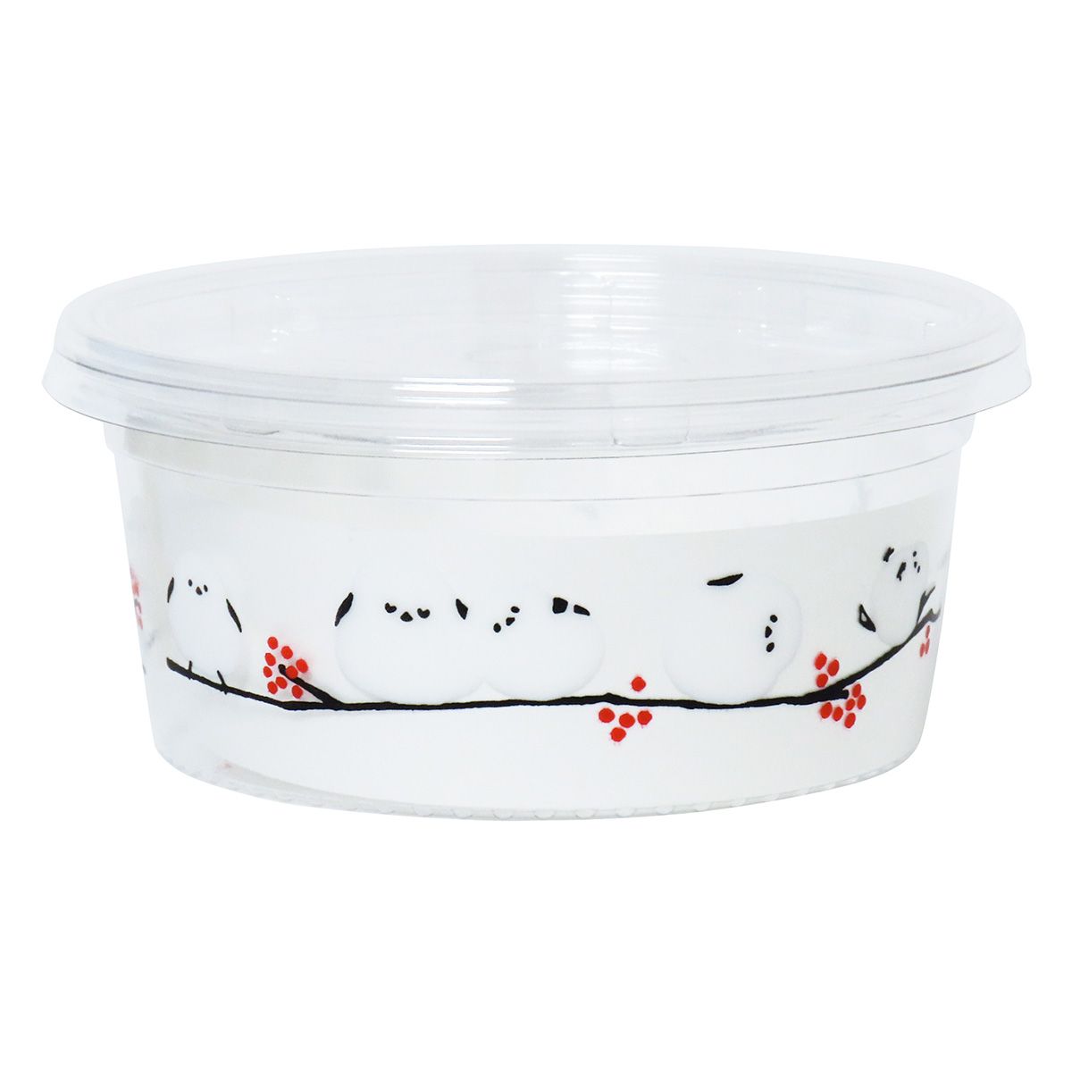 フードパック 丸型 シマエナガ柄 M 4枚 366315