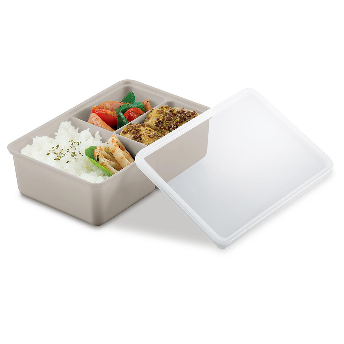 仕切り付き保存容器3 GR 366399