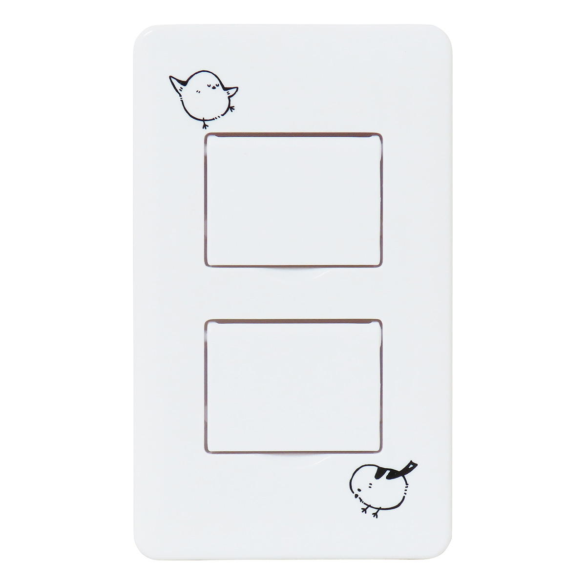 コンセントカバー シマエナガ柄 366456