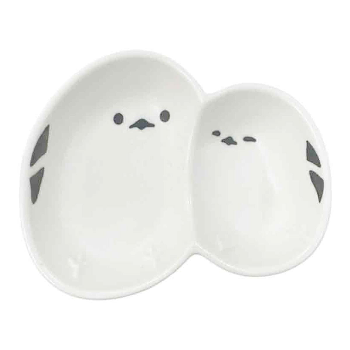 ほかほかシマエナガ 仕切り皿 366551